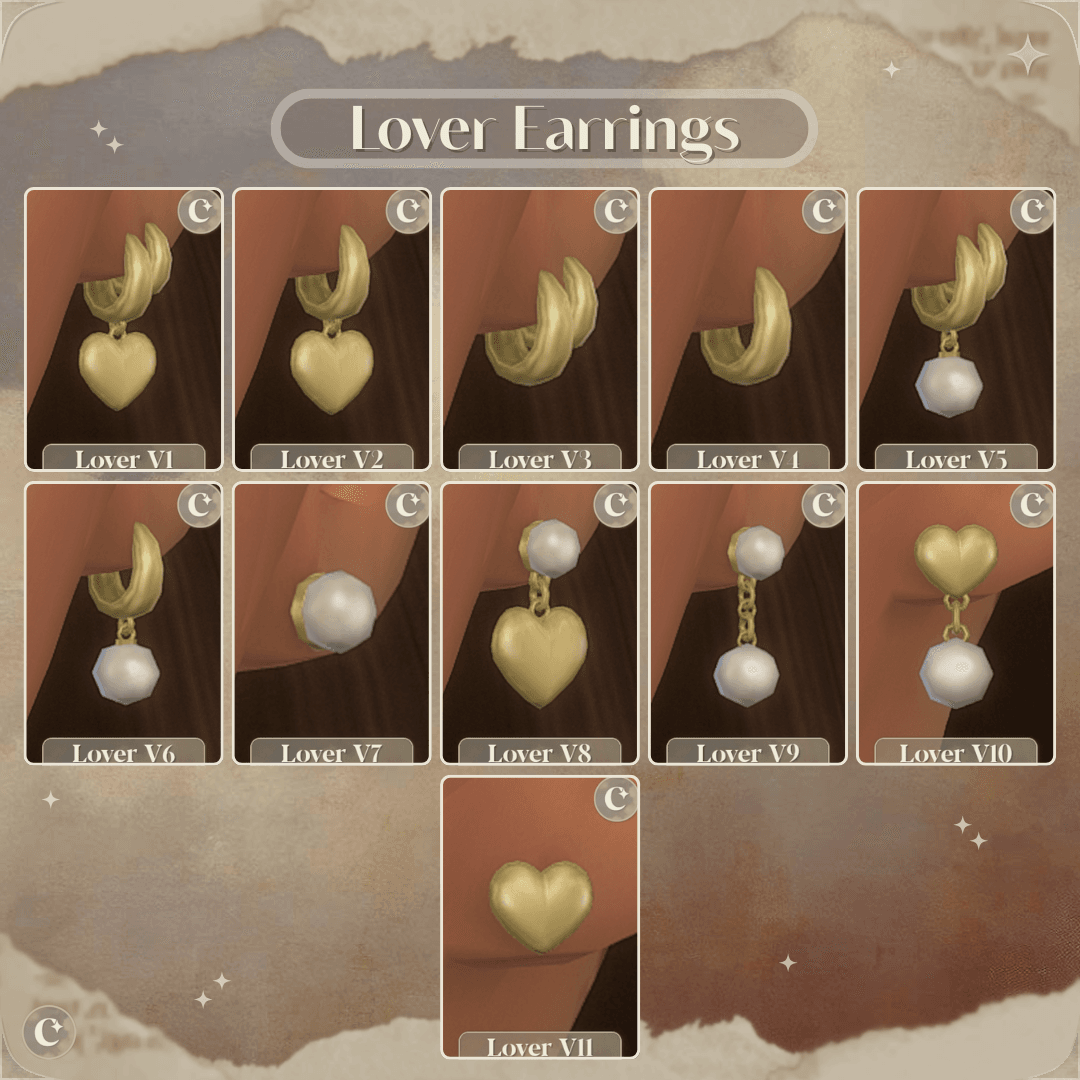 Галерея мода Набор украшений Lover Jewelry Set #1